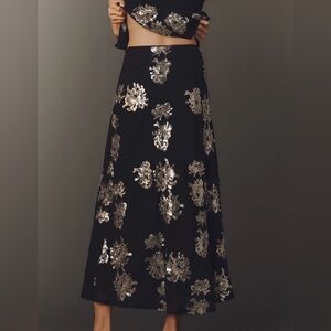 NWT Anthropologie Elegant Women's Maxi Skirt